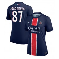 Paris Saint-Germain Joao Neves #87 Replika Hemmatröja Dam 2024-25 Kortärmad